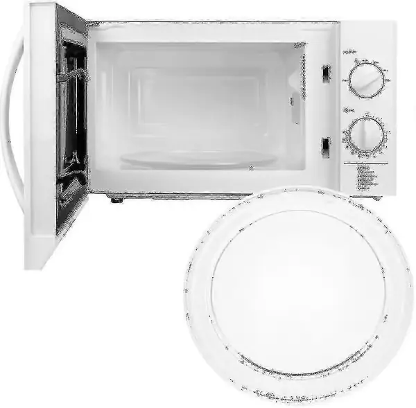 Universell mikrobølgetallerken av glass med holder, 245 mm / 24,5 cm / 9,65 tommer