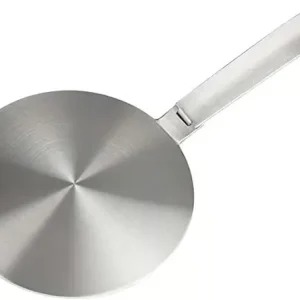 Varmelederplate i rustfritt stål med avtakbart håndtak for induksjon, for kaffe, melk og kokekar