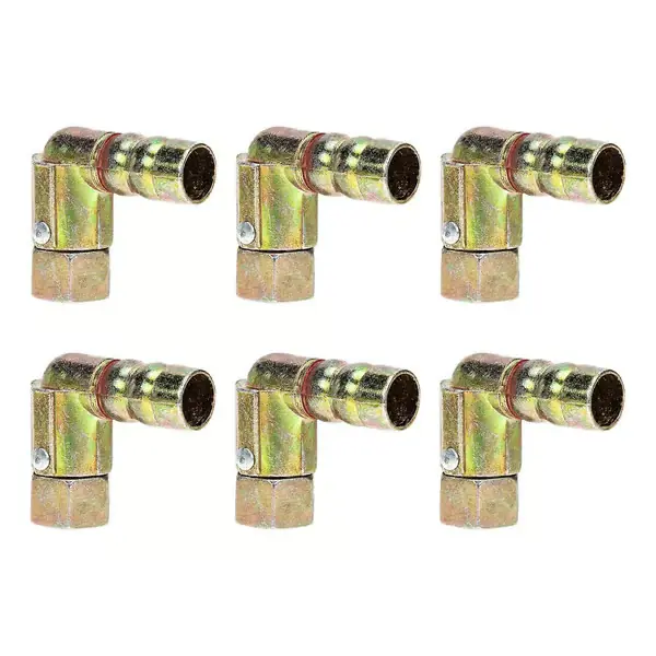 Gasskomfyrkobling 6 stk. Solid komfyradapter egnet for hjemmebruk 3,2x2,8 cm Enkel installasjon