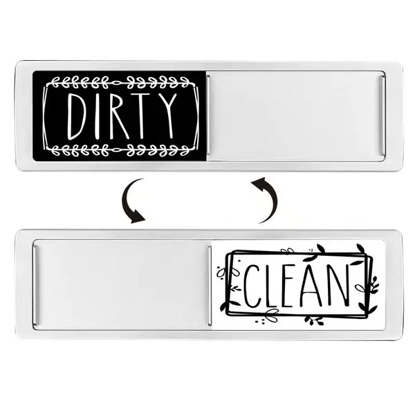 Ny design oppvaskmaskin magnet ren skitten skiltindikator 17,7*5