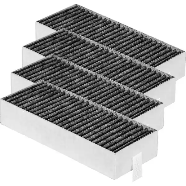 4 stk. aktivert kullfilter for ventilatorhette Siemens Hz9vrcr0 17004796 / Bosch Hez9vrcr0 17004805 / Neff Z821vr0 17004806, Gaggenau CA282111