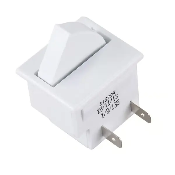 Kjøleskapsdørlampe Lysbryter Erstatning Kjøleskap Del Kjøkken 5A 125V fw white