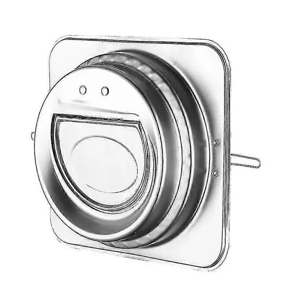 Tilbakeslagsventil Rustfritt stål Stille ventilasjonsbeslag med tilbakeslagsventil Automatisk vifte og slangekobling for kanal og ventilasjonskanal