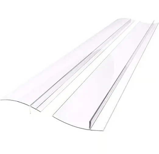 Gjennomsiktig komfyrlist - Hold det rent mellom komfyr og benkeplate, 61,5 cm 2-pakning 2-pack 188