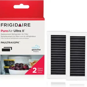 PAULTRA2 Erstatningsfilter for kjøleskap, 2-pakning