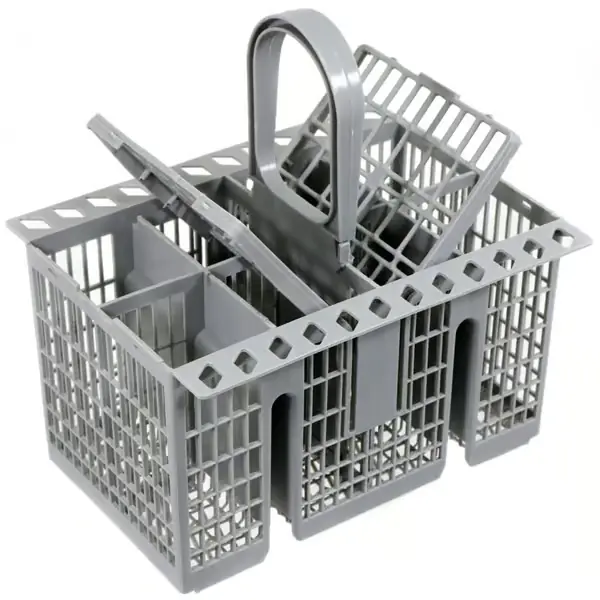 Universell bestikkurv for oppvaskmaskiner, kompatibel med Hotpoint, Indesit, Ariston og Whirlpool (C00257140, C00260860, C00386607) (avtakbart hånd...