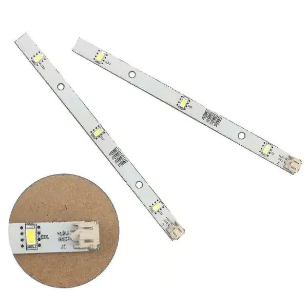 2 LED-strips for Rongsheng Hisense Logik MDDZ-162A kjøleskap-fryser 1629348 (LGL)
