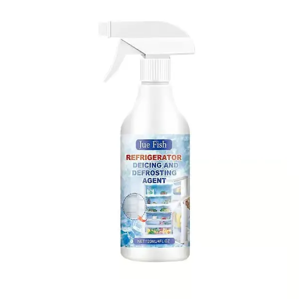 Kjøleskap Fryser Avrimingsspray 120ml Kjøleskap Avrimingsmiddel Kjøleskapsrenseløsning Matkvalitets Flytende Avkalkingsmiddel