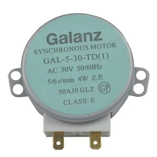 4w 30v 50/60hz Mikrobølgeovn Synkron Motor Med 2 Pins Terminaler For Grill