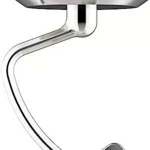 Polert eltekrok i rustfritt stål for KitchenAid kjøkkenmaskin, passer til 4,5-5 Qt tilt-head kjøkkenmaskin for KitchenAid deig