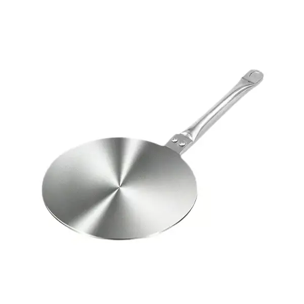 Induksjonskomfyrvekslerplateadapter i rustfritt stål Varmesprederomformer 20 cm