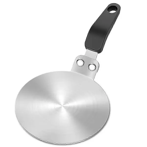 Induksjonskomfyr Adapter Plate 13cm/5.1tommer Rustfritt Stål Kjøleribbe for Aluminium & Rustfri Moka Kaffetrakter