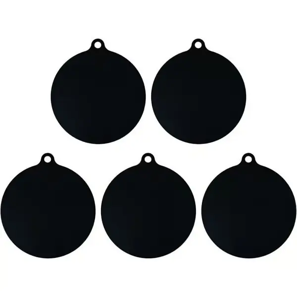 Pakke med 5 beskyttende matter for elektriske induksjonstopper, sklisikre matter, silikonmatter, beskyttende