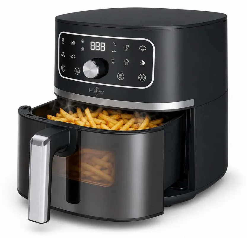 Swiss Haus Lake Geneva Air Fryer 4.75L Digital - Svart