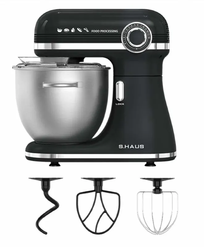 Swiss Haus Lake Geneva kjøkkenmaskin 7.0 l 1500 W - svart