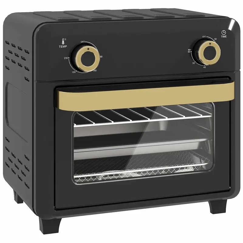 10L konveksjonsminiovn – airfryer, timer, svart