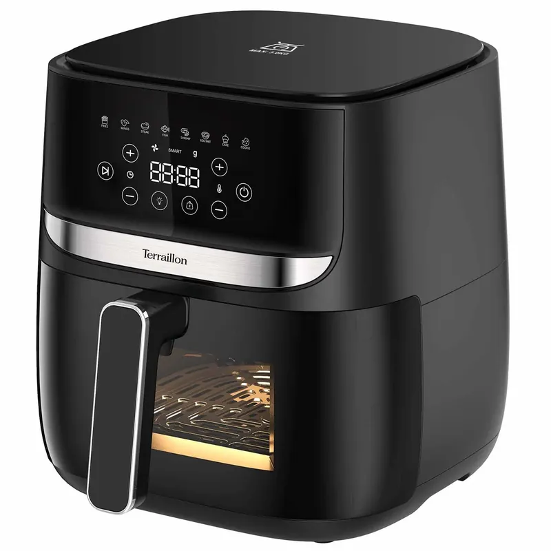 Airfryer med innebygd vekt, 5,7 l kapasitet
