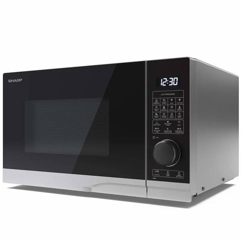 Mikrobølgeovn 28L, Digitalpanel, Grillfunksjon