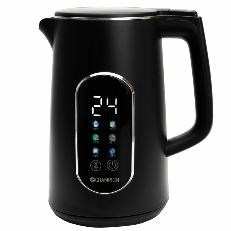 Vannkoker Digital Temp Hold varm 1,7L VK800 Matt svart