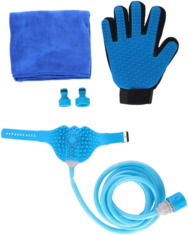 Pet Treatment 5 PCSPet Dog Washer & Cleaner (vaskemaskin og rengjøringsmiddel)
