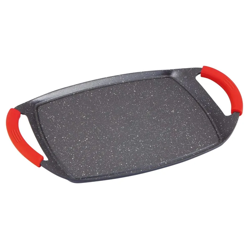 Herzog stekeplate i stein med non-stick-belegg 47cm