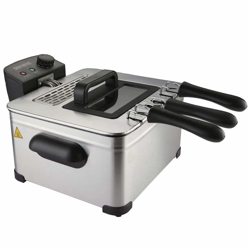 Royalty Line RL-DF4902 Frityrkoker i rustfritt stål - 2000W
