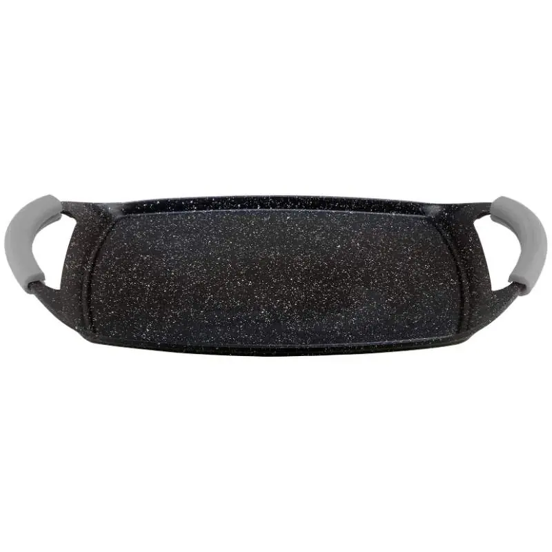 Herzog HR-5235 47 cm marmorbelagt grillplate