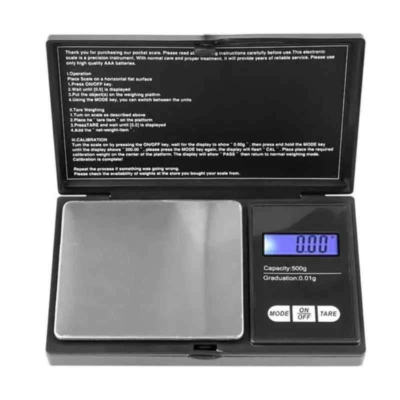 Herzberg HG-04265 Bærbar elektronisk smykkevekt