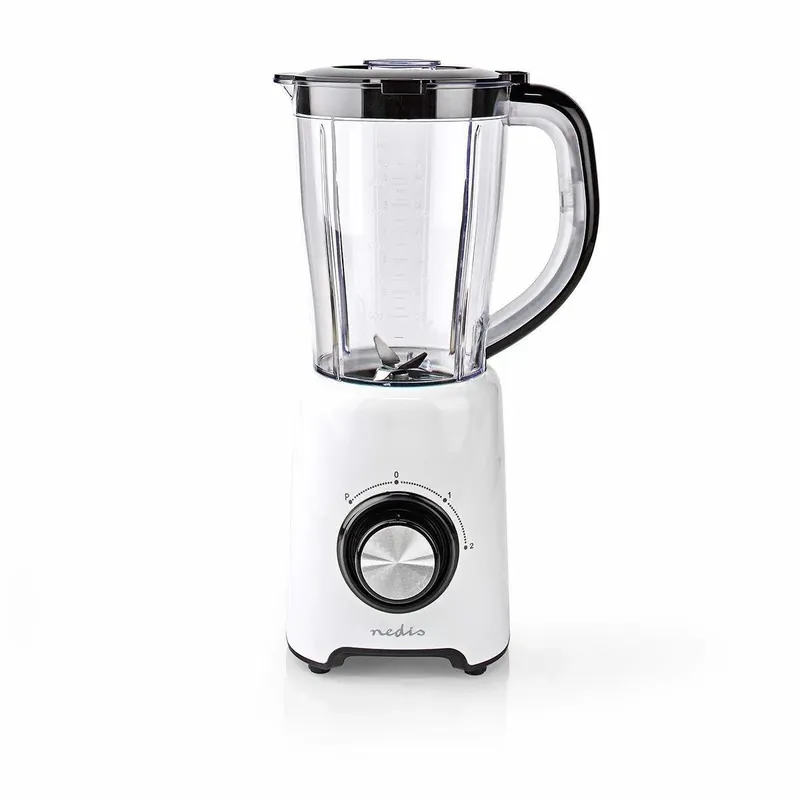 Stand Blender 800 W 1.5 l Plast 2 Hastighetsinnstillinger Hvit / Sort