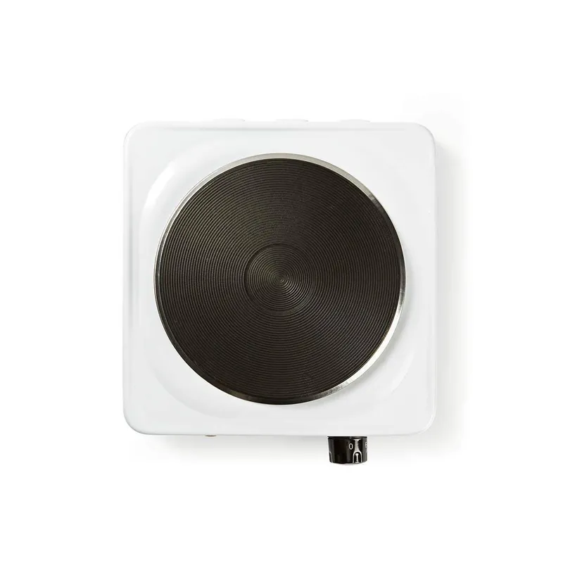 Elektrisk kokeplate Kokesoner 1 1000 W Overopphetings vern Hvit