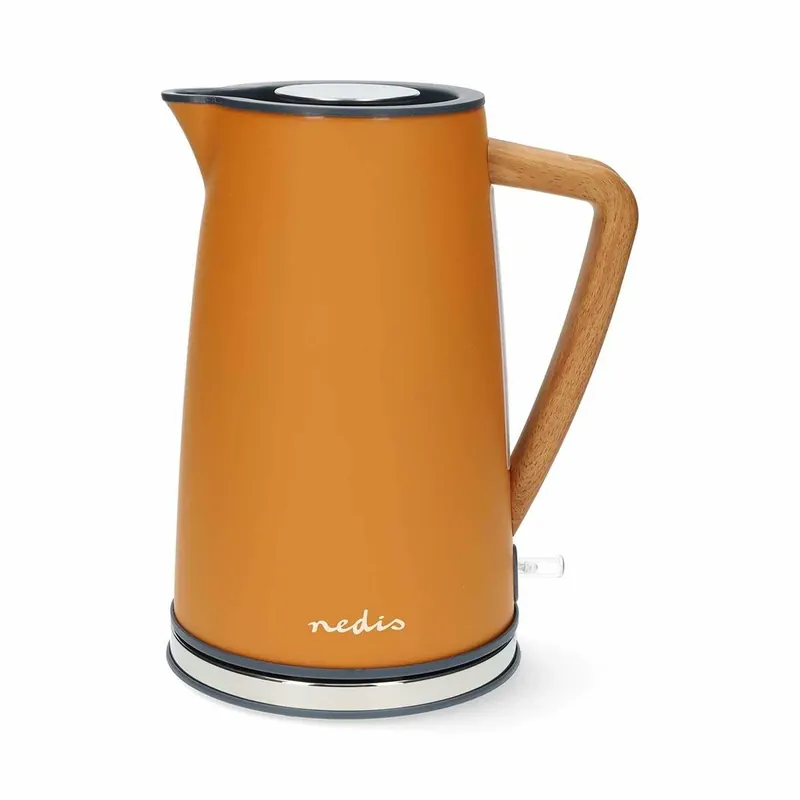 Vannkoker 1.7 l Soft-Touch Oransje Roterbar 360 grader Skjult varmeelement Strix® kontroll Koketørr beskyttelse