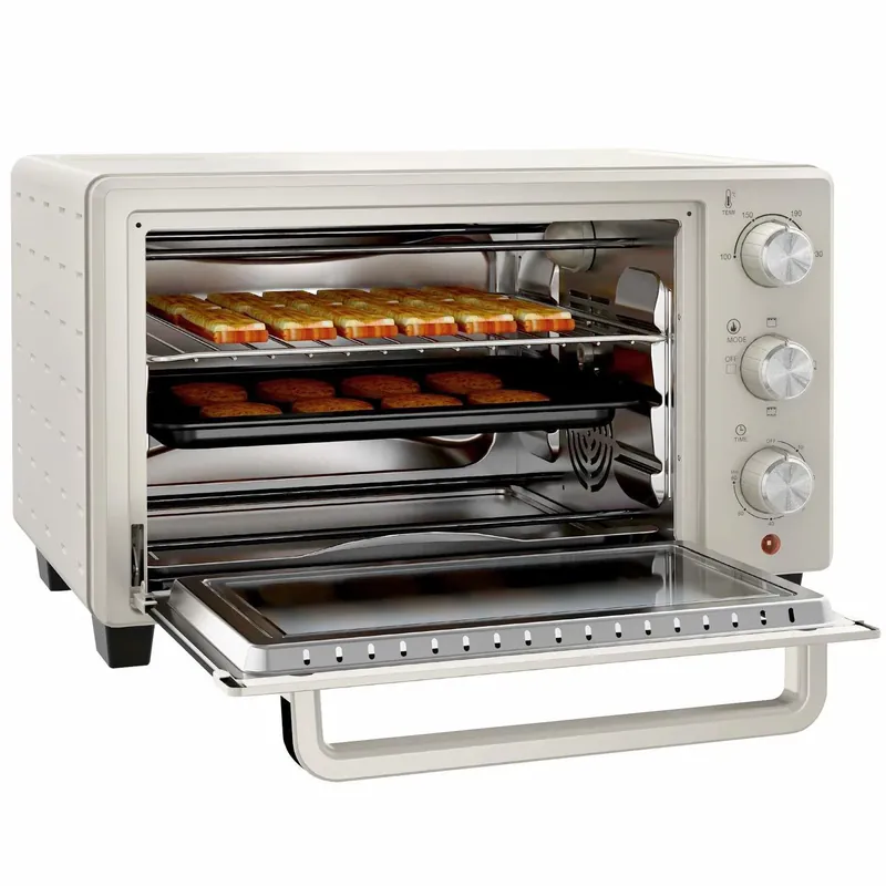 Miniovn 21L 1400W med timer og grillstativ