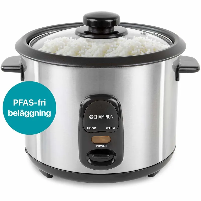 Riskoker Keramikk 1,5L 500W RK500 Rustfri