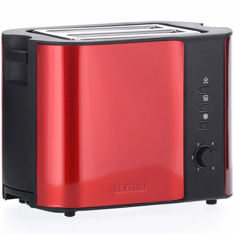 Brødrister 2 skiver 800W Chili rød AT2217