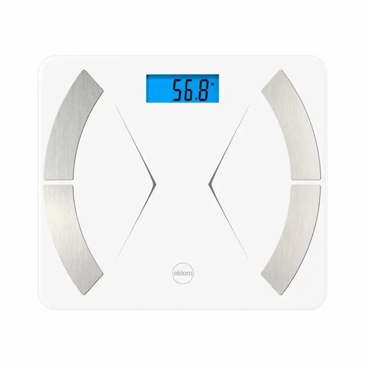 Bluetooth baderomsvekt med app, 180 kg, hvit