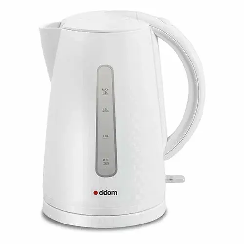 Trådløs vannkoker 1,8L, 2000W, Sort