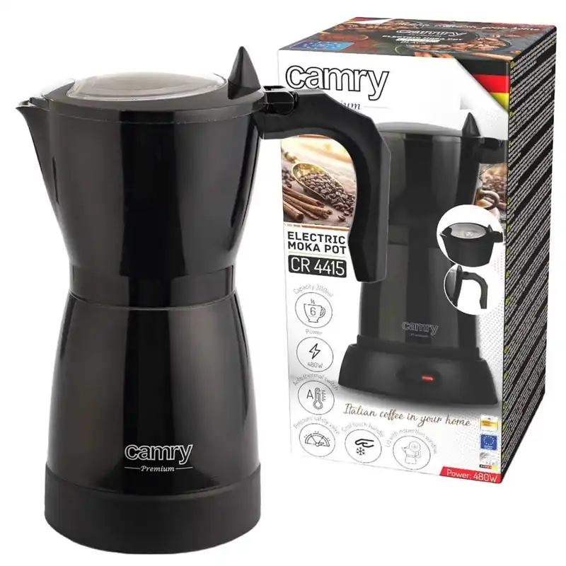 Elektrisk kaffemaskin 300ml, automatisk avstengning 480W