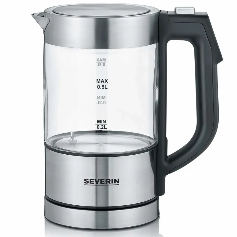 Vannkoker 0,5 l temp. sett glass WK3458