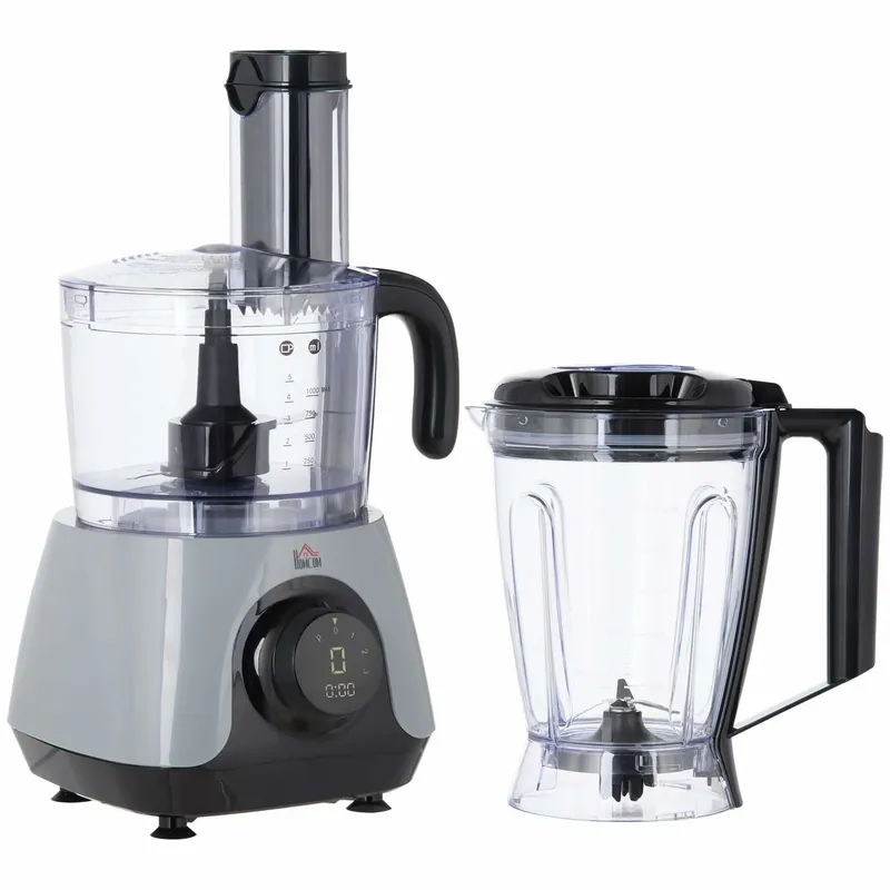 Kraftig foodprosessor 650W med 3 hastigheter