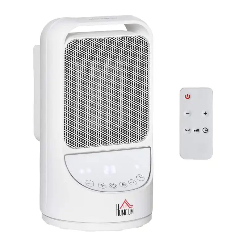 Keramisk Varmevifte 1500W med Timer og Oscillation