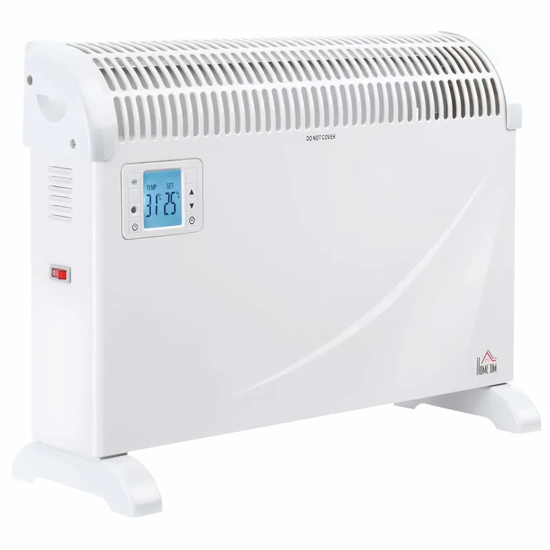 Varmevifte 2000W med timer og 3 nivåer