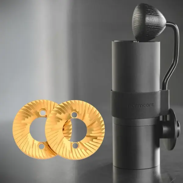 Manuell kaffekvern V2, 49mm titan flate brynere