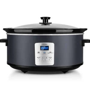 6,5 liter keramisk slow cooker for deilige, smakfulle middager