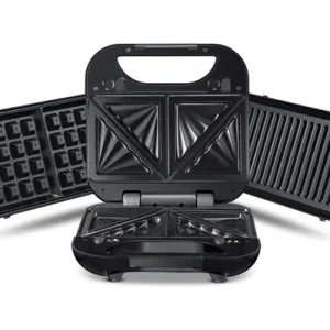 Effektiv 3-i-1 smørbrødgrill
