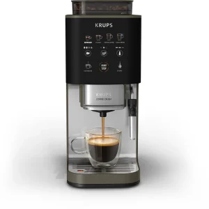 Helautomatisk espressomaskin med innebygd kvern
