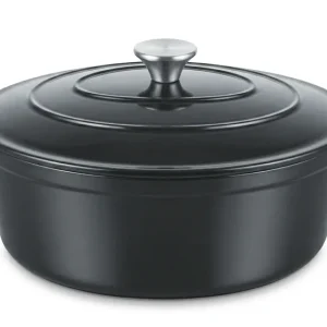Oval støpejernsgryte, 5,5 liter