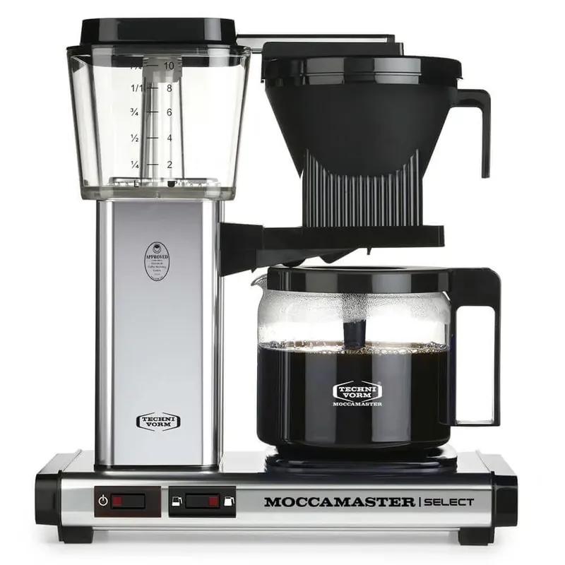 Moccamaster KBG Select Technivorm matt sølv
