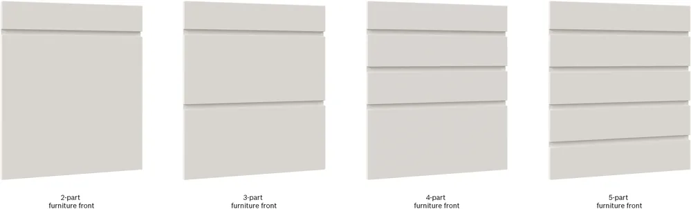 SGZ8BI00 Tilkoblingsskinne for delte fronter