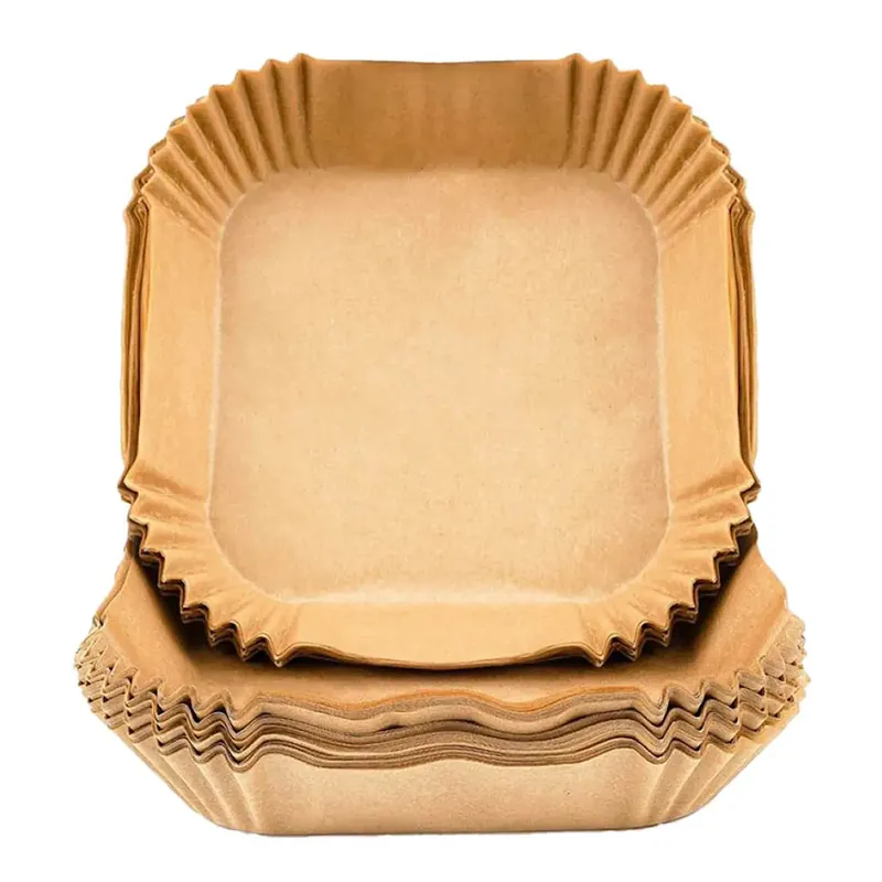 Bakepapir til airfryer 20x20 cm 50 stk