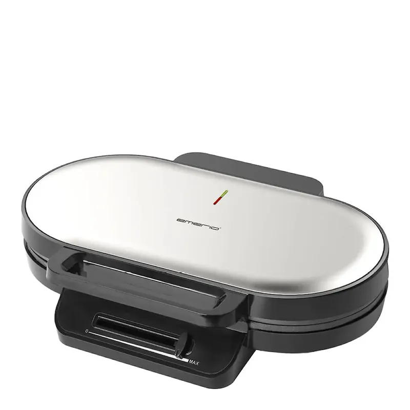 Vaffeljern dobbelt 1200W rustfritt stål